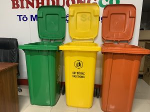 Thùng Rác Nhựa 240 Lít