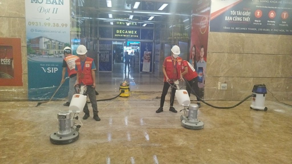Mài Phục Hồi Sàn Đá Tại Bình Dương